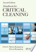 Handbook for critical cleaning /