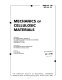 Mechanics of cellulosic materials : presented at the Winter      Annual Meeting of the American Society of Mechanical Engineers, Anaheim,        California, November 8-13, 1992 /