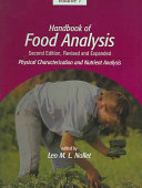 Handbook of food analysis /