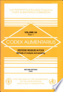 Codex Alimentarius. methods of analysis and sampling /