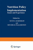 Nutrition policy implementation : issues and experience /