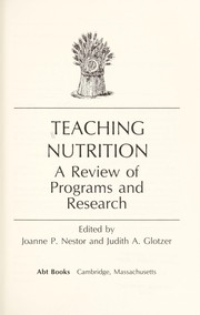 Teaching nutrition : a review of programs and research /