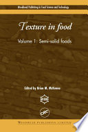 Texture in food /