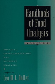 Handbook of food analysis /