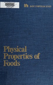 Physical properties of foods /