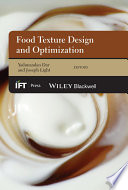 Food texture design and optimization /