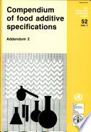 Compendium of food additive specifications.