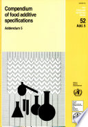Compendium of Food additive specifications.
