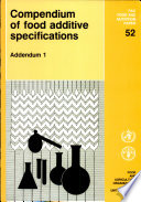 Compendium of food additive specifications.