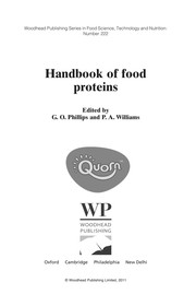 Handbook of food proteins /