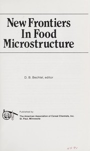 New frontiers in food microstructure /