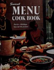 Sunset menu cook book /