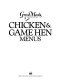 Chicken & game hen menus.