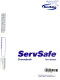 ServSafe coursebook.