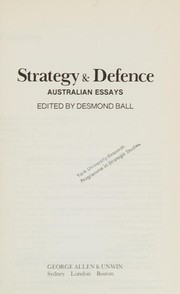 Strategy & defence : Australian essays /