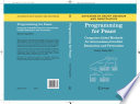 Programming for peace : computer-aided methods for international conflict resolution and prevention /