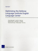 Optimizing the Defense Language Institute English Language Center /