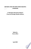 Revising the two MTW force shaping paradigm /