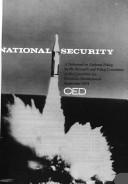 Congressional decision making for national security : a statement on national policy /