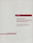 A framework for characterization of military unit training status /