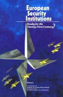 European security institutions : ready for the twenty-first century?