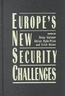 Europe's new security challenges /