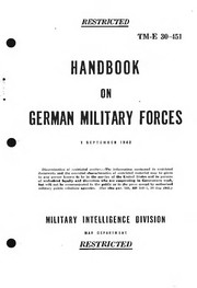 Handbook on German military forces /