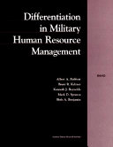 Differentiation in military human resource management /