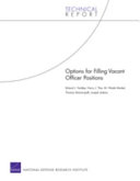 Options for filling vacant officer positions /