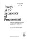 Essays in the economics of procurement /