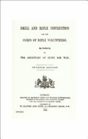 Drill and rifle instruction for the Corps of Rifle Volunteers /