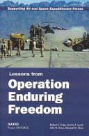 Supporting air and space expeditionary forces : lessons from Operation Enduring Freedom /