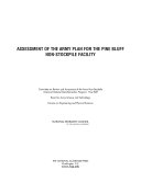 Assessment of the Army plan for the Pine Bluff non-stockpile facility /
