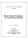 Electro-optical technology for autonomous vehicles, February 6-7, 1980, Los Angeles, CA /