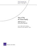 Year of the Air Force family : 2009 survey of active-duty spouses /