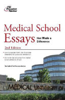 Medical school essays that made a difference /