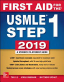 First aid for the USMLE step 1 2019 /