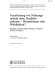 Nutrition in early childhood and its effects in later life : 18th Symposium of the Group of European Nutritionists, Jena, October 14-16, 1980 /