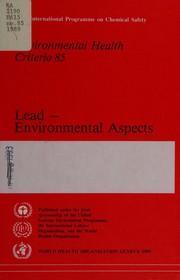 Lead, environmental aspects.