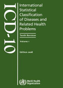 The international statistical classification of diseases and health related problems.