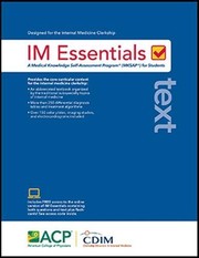 IM essentials text : a medical knowledge self-assessment program® (MKSAP) for students /