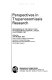 Perspectives in trypanosomiasis research : proceedings of the Twenty-first Trypanosomiasis Seminar, London, 24 September, 1981 /