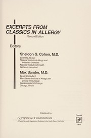 Excerpts from classics in allergy.