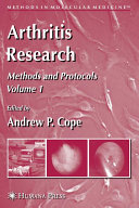 Arthritis research : methods and protocols /