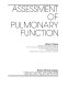 Assessment of pulmonary function /