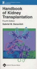 Handbook of kidney transplantation /