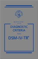 Diagnostic criteria from DSM-IV-TR /