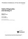 Optical diagnostics and sensing VI : 24-25 January 2006, San Jose, California, USA /