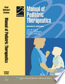 Manual of pediatric therapeutics /