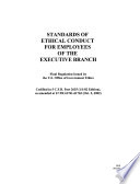 Standards of ethical conduct for employees of the executive branch : final regulation issued by the U.S. Office of Government Ethics, codified in 5 C.F.R. part 2635 (1/1/02 edition), as amended at 67 FR 61761-61762 (Oct. 2, 2002).